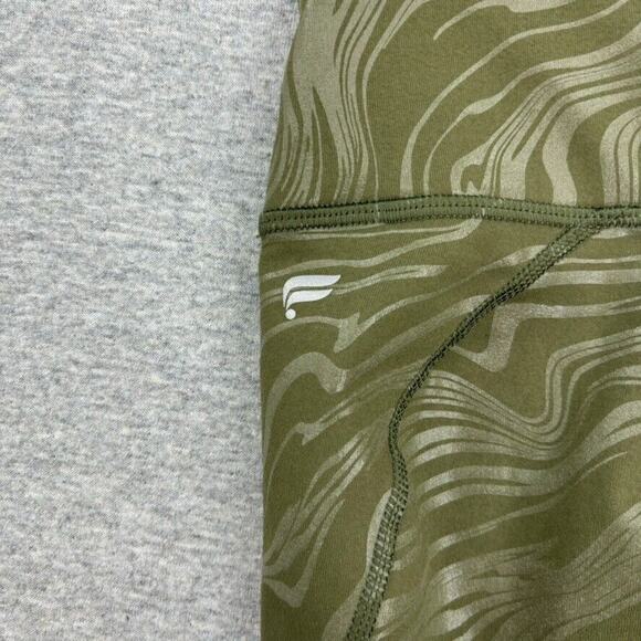 Fabletics Leggings Womens Small Green Powerhold Liza Koshy Gym Yoga Running Run - Picture 3 of 11